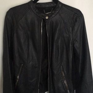 Faux Leather Jacket
